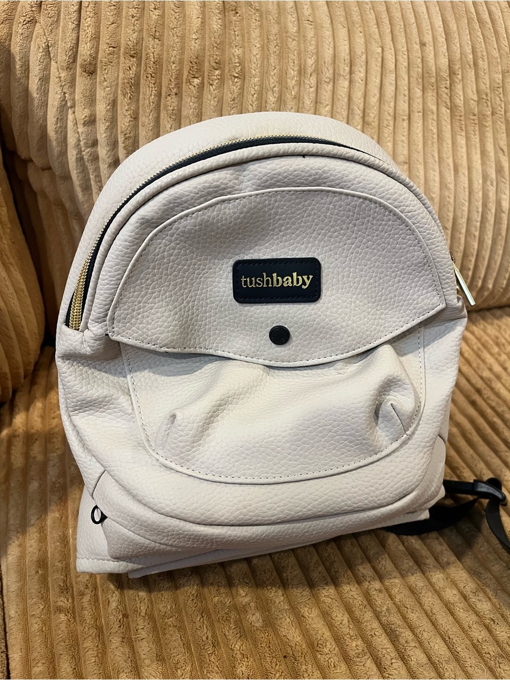 tushbaby White Mini Backpack for Kids